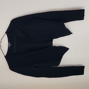 Express, Black crop sweater fits small